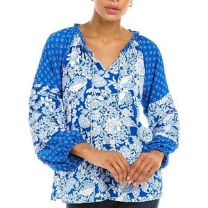 Vince Camuto Women's Summer 2 Peasant Blouse Top